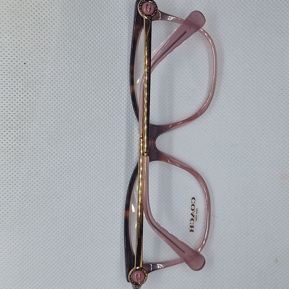COACH H 5650 (Rose Tortoise Gradient) gr:53-17-140 Rx Frame, Pre-Owned - Picture 7 of 7